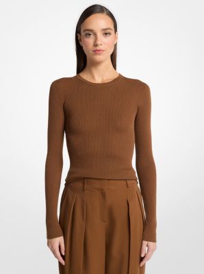 Su&eacute;ter Hutton de cachemir liviano