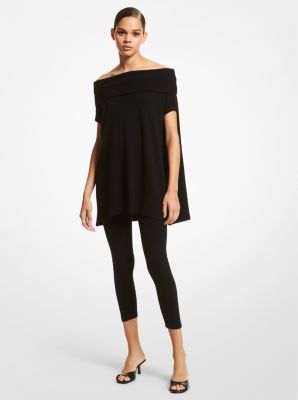 Cashmere Cuff Neck Tunic