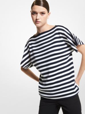 Michael kors striped best sale top