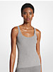 Ribbed Stretch Viscose Tank Top image number 0