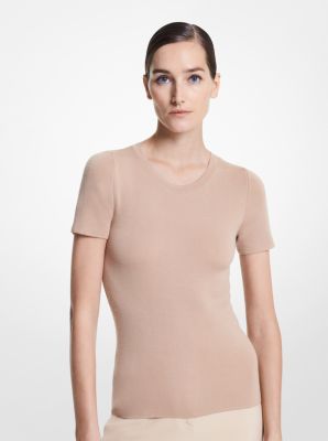 Kurzärmliger Sweater aus Kaschmir image number 0