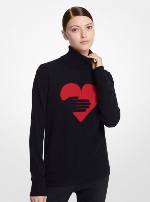 God's Love We Deliver Cashmere Turtleneck Sweater | Michael Kors