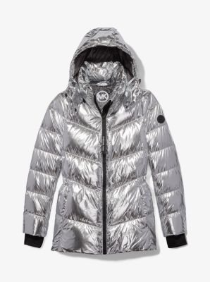 michael kors metallic jacket