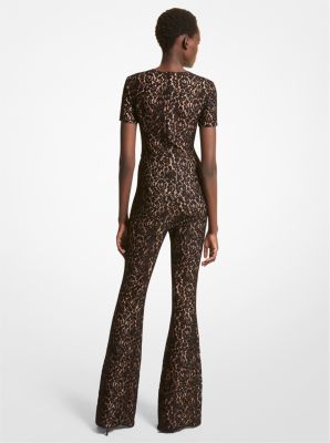 Michael kors lace bodice jumpsuit new arrivals