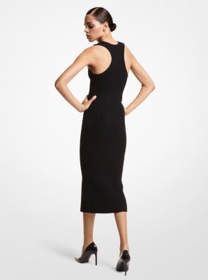 ワンピース FENDI Charcoal Stretch Wool Dress Dress Fabric Black | Fendi