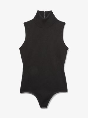 【送料&関税込】Bottega Veneta Black Cashmere Blend Bodysuit 202798F284500_1.jpg