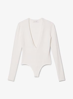 Stretch Cashmere Bodysuit | Michael Kors