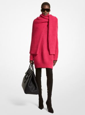 Turtleneck sweater outlet with scarf