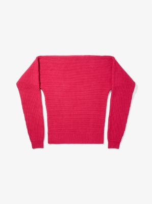 Bufanda tipo su&eacute;ter de cachemira in FUCSIA | Michael Kors