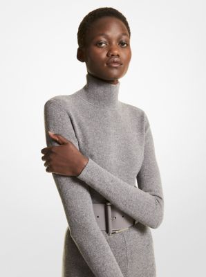 Stretch Cashmere Turtleneck Bodysuit | Michael Kors