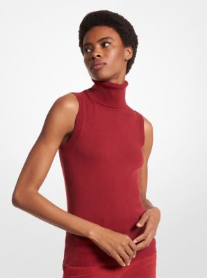 Cashmere Sleeveless Turtleneck image number 0