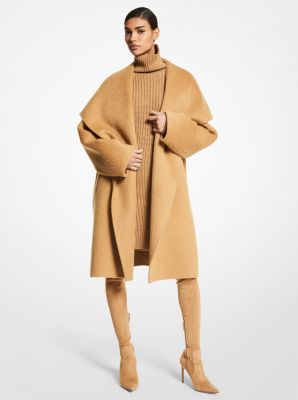 Minnie Rose Double Face Cashmere Hooded Coat