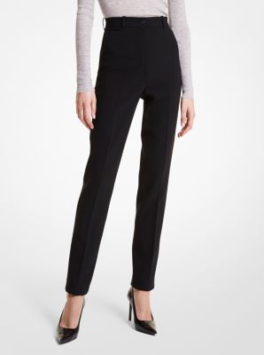 Terrence Stretch Crepe Pant - Stone