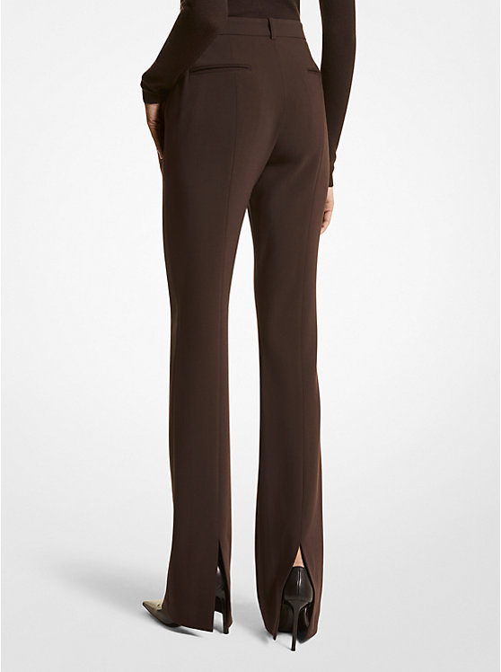 Yasmeen Crepe Split-Cuff Trousers image number 1
