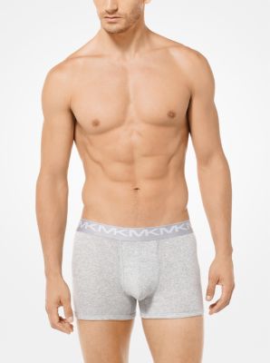 Stretch jersey boxers with logo band