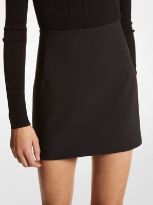 Stretch Pebble Crepe Mini Skirt Michael Kors Canada