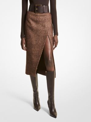 Michael kors store plaid skirt