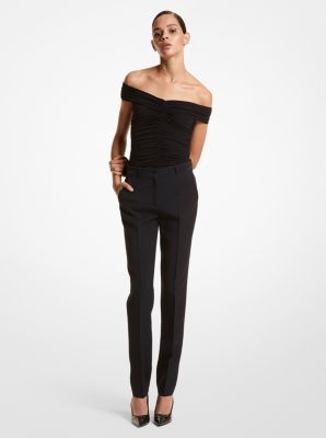 Stretch Cashmere Strapless Bodysuit