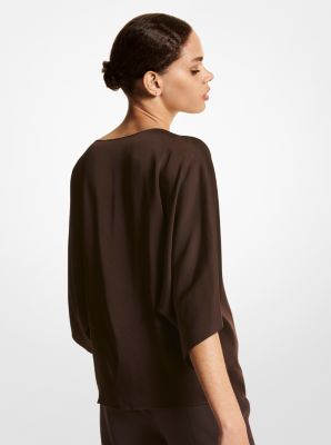 Nikki Satin Charmeuse Blouse