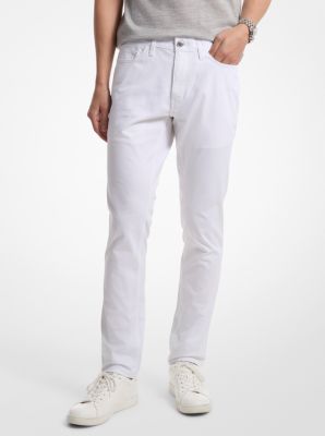 Slimfit broek Parker van twill met stretch image number 0