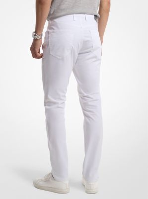 Slimfit broek Parker van twill met stretch image number 1