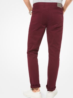 Parker Slim Fit Stretch Twill Pants Michael Kors Canada