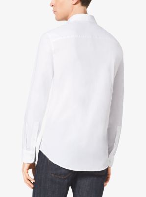 Tailored-Fit Stretch-Cotton Shirt