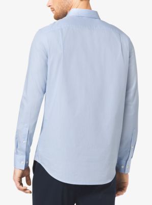 Michael kors slim fit stretch best sale shirt