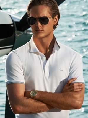 Mini Monogram Silk Blend Polo Shirt - Men - Ready-to-Wear