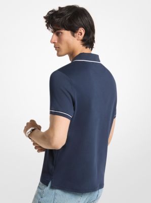 Cotton Polo Shirt in MIDNIGHT | Michael Kors