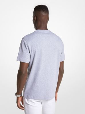 T-shirt com gola redonda em algodão image number 1