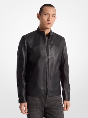 Leather Racer Jacket image number 0