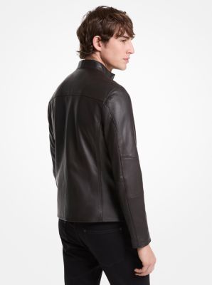 Veste de course en cuir