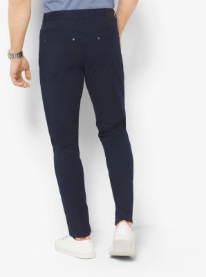 Slim-Fit Cotton-Twill Five-Pocket Pants | Michael Kors