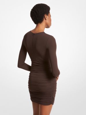 Stretch Matte Jersey Ruched Dress image number 1