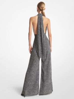 Michael Kors Stretch-Crepe Belted Jumpsuit – BK's Brand Name Clothing