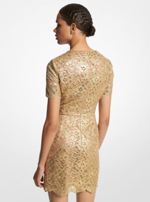 Metallic Lace Dress image number 1