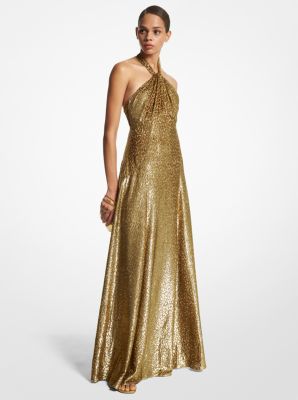 Michael kors metallic dress on sale