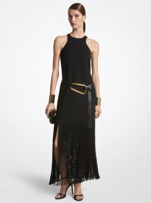 Michael kors on sale fringe dress