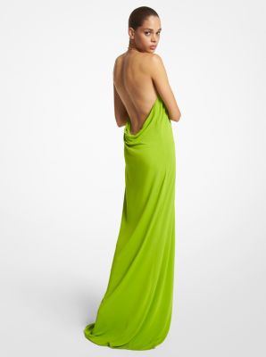 Crepe Jersey Necklace Gown | Michael Kors