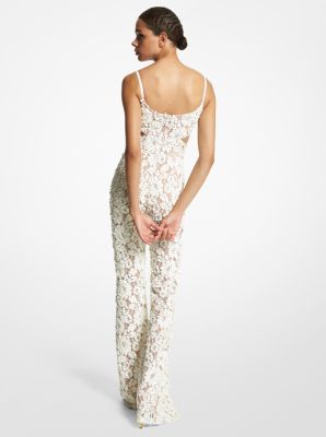 Michael kors 2024 white jumpsuit