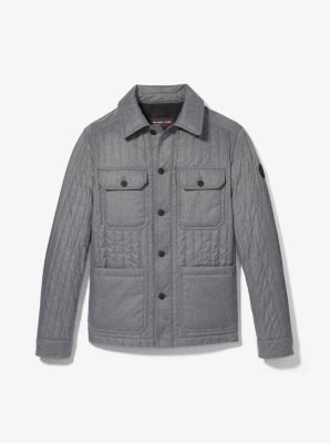 Quilted Shirt Jacket | Michael Kors Canada