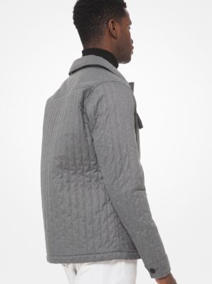 Veste-chemise matelass&eacute;e