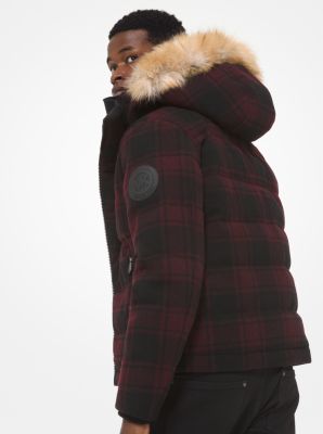 Buffalo Check Puffer Jacket | Michael Kors