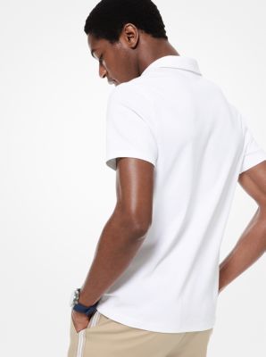 Cotton Polo Shirt in WHITE | Michael Kors