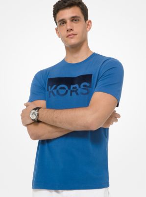 Color-Block Logo Cotton T-Shirt