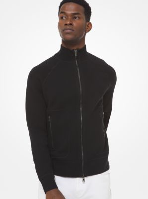 Stretch Cotton Track Jacket | Michael Kors Canada