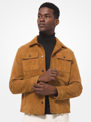 Michael kors hot sale suede coat