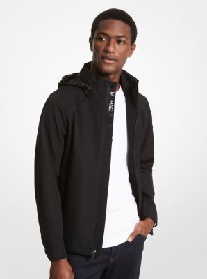 Bonded Tech Jersey Hooded Jacket | Michael Kors