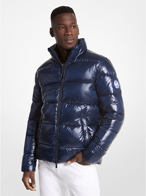 Logo Print Quilted Puffer Jacket image number 0